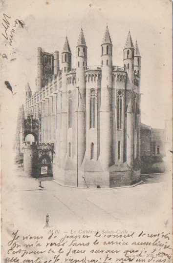 Albi, la cathédrale Sainte Cécile avant 1896